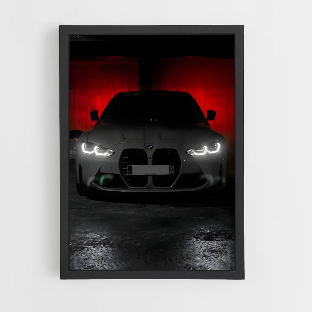 Poster Tunnel Noir – affiche BMW (vue 2)